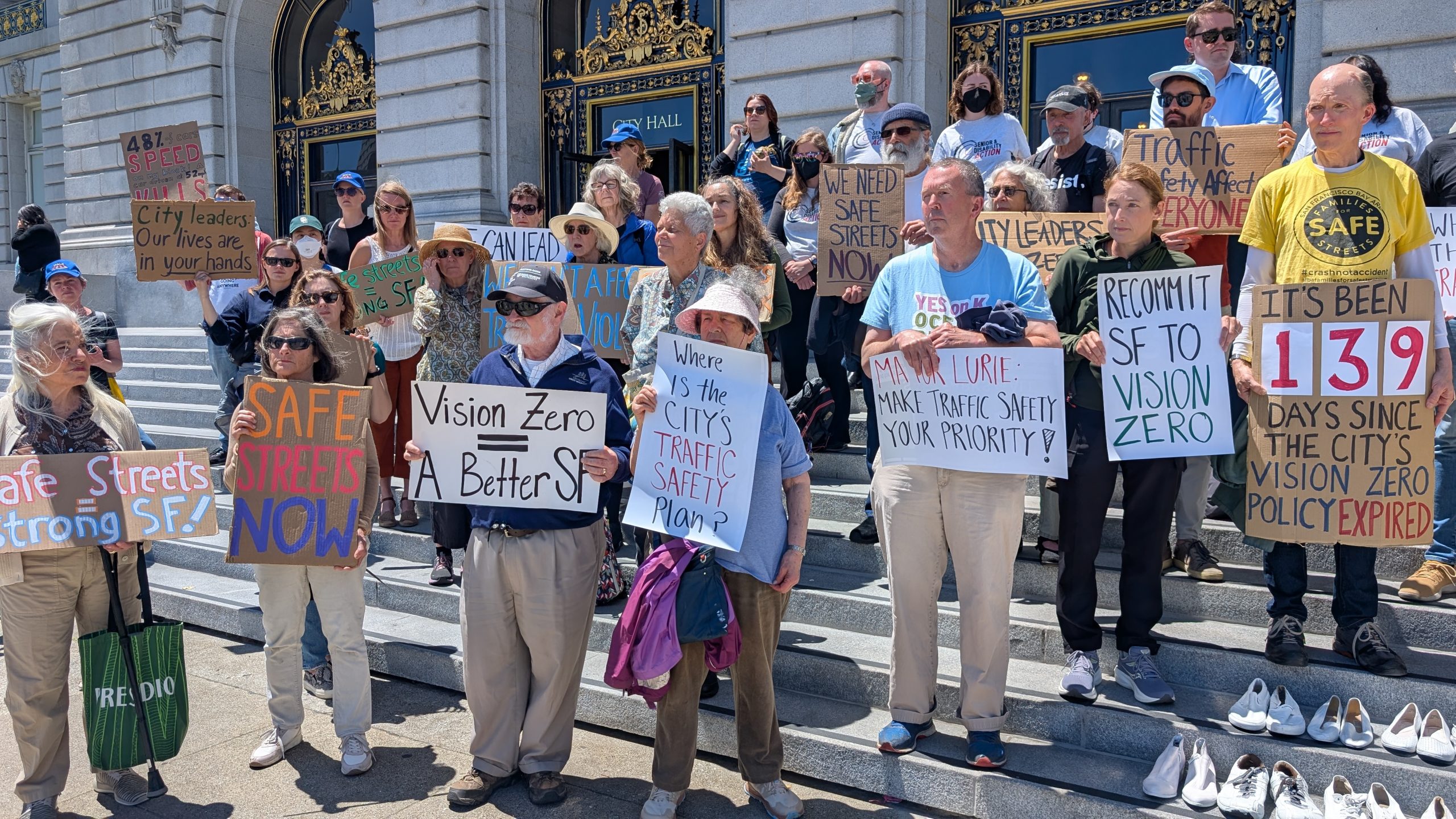 San Francisco pedestrian advocates push for new traffic safety plan ...