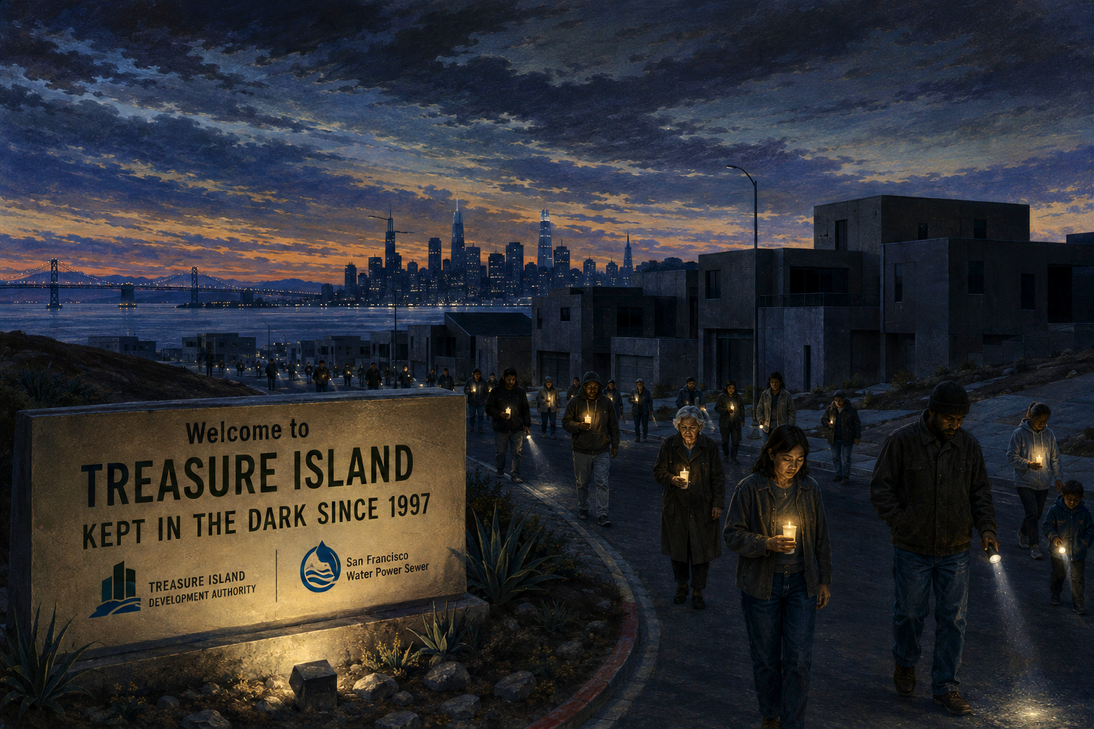 Treasure Island has had 537 power outages. The city will not call it an emergency because the city is the problem.